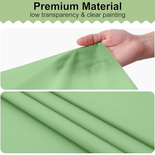 Image of misaya 4 Packs Disposable Plastic Table Cloth, 84 inch Round Waterproof Tablecloth, Leakproof & Sturdy Decorative Table Covers for Picnic, Party, Outdoor and Back to School, Sage Green