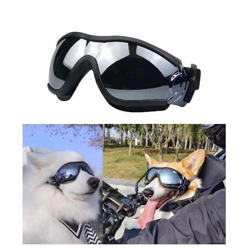 Sanplmg Dog Soft Cute Sunglassespet Gogglesflexible Framewind Proofdust Proofeye Protectionwith Adjustable Strapsfor Medium Dogsfor Long Snout Dogs Cyclingskimotorcycle 1packblackgray  Cucciolini Doodles Sanplmg dog soft cute sunglassespet gogglesflexible framewind proofdust proofeye protectionwith adjustable strapsfor medium dogsfor long snout dogs cyclingskimotorcycle 1packblackgray   cucciolini doodles