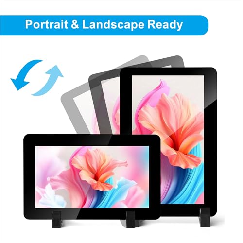 Image of OSOYOO 7 inch DSI Touch Screen 720x1280 IPS Display, DSI Power & Video (No Extra Cables), Portrait /Landscape Rotatable Bare Screen for Raspberry Pi4B /3B+ /3B /3A+ /5