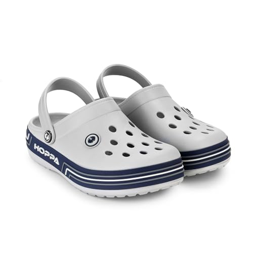 Image of Hoppa Trio Clogs for Men, Extra Soft EVA Moulded Slip-On Clogs | Lightweight, Cushioned, Water-Resistant & Non-Slip | Everyday Casual Footwear