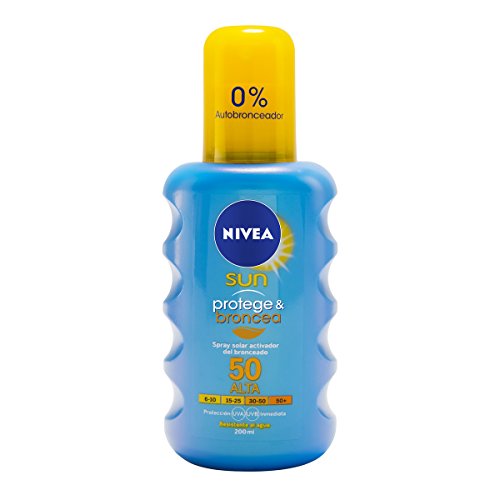 NIVEA Sun Protect Body Lotion Spray for Everyday Skin Comfort and Outdoor Use, Lightweight, Fast-Absorbing, Gentle All-Over Body Care, Travel-Friendly 200 ml / 6.76 oz image 5