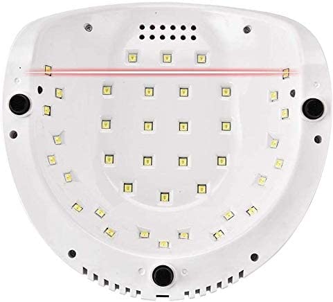 Secador de Uñas de 86W, con 39 Luz LED, Sensor Automático y 4 Temporizador (Rosa)