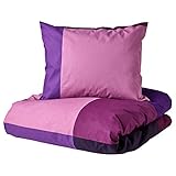 brunkrissla ikea uk  BRUNKRISSLA Bettbezug und 2 Kissenbezüge 240x220/50x60 cm flieder
