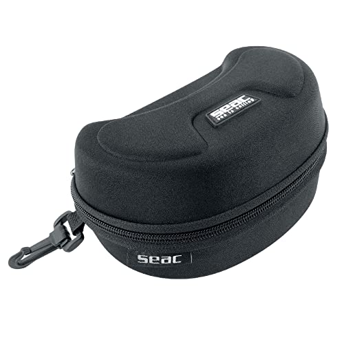 Caja suave SEAC estuche flexible negro talla única para guardar gafas de bucear