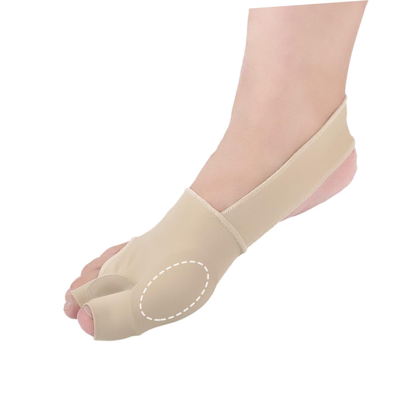 NOLITOY E Separator Foot Guard Remover Gel for Feet Toe Separators for Nail Polish Men's Toe Spacers Toe Protector Bandages for Big Toe Size s