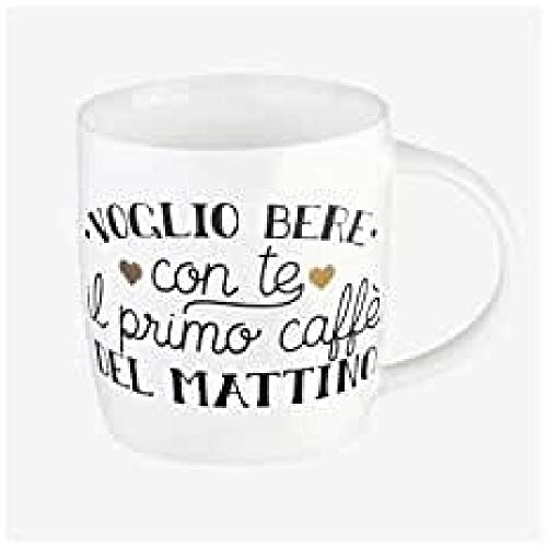 Legami Aphorism Buongiorno Mug Voglio Bere con Te