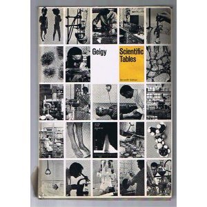 Hardcover Scientific Tables Book