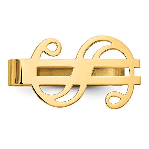 Men's 14k Yellow Gold Money Clip Fine Jewelry For Men Gifts For Him