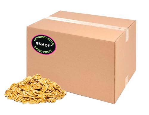 GNADF | Light Walnut Halves | Grown In The USA | Available in 5, 10, 25 Lb. Sizes | Gourmet Nuts And Dried Fruit | (10 lbs)