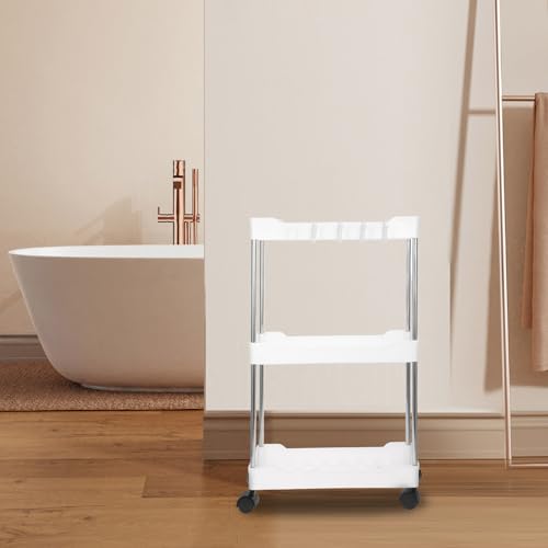 Chariot de rangement fin à 3 niveaux pour optimiser les petits espaces - 8