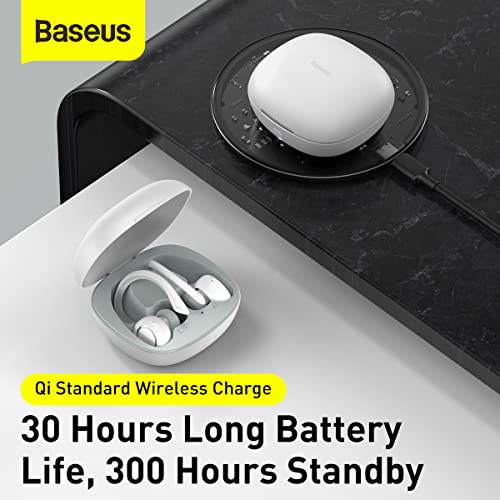 Fone de Ouvido Sem Fio Baseus Encok W17 Feito para corrida (TWS com carregamento sem fio)