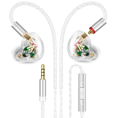Image of Audiovance Vibes 202M HiFi Wired Earbuds in-Ear Monitor Headphones with Mic