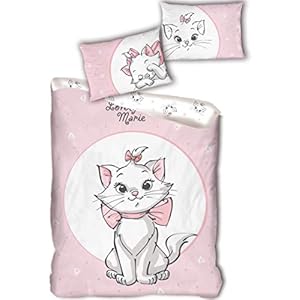 Disney dekbedovertrek Lovely Marie 100 x 135 cm katoen roze