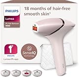 Philips Lumea IPL 9000 Series Haarentfernungsgerät mit SenseIQ Technologie – Alternative zur Laserhaarentfernung – 4 Aufsätze für Körper, Gesicht, Bikinizone & Achselhöhlen, kabellos (BRI957/00)