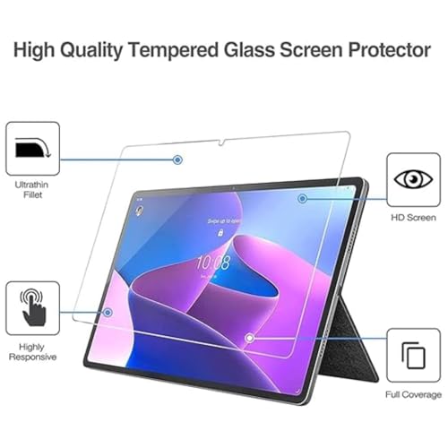 Image of Tempered Glass for Lenovo Tab P12 Pro 12.6 inch (TB-Q706F / TB-Q706Z) - 9H Hardness, Anti-Scratch, Anti-Fingerprint Screen Protector