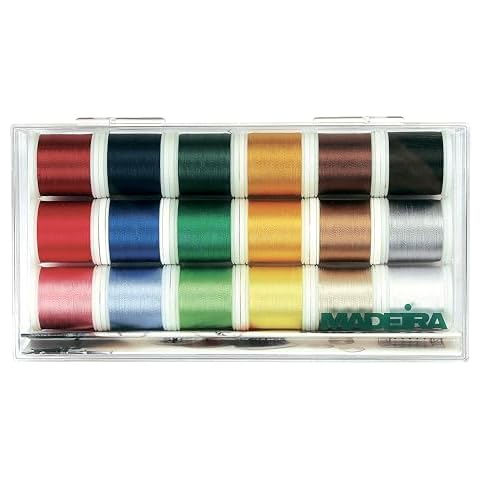Madeira Rayon No.40 Thread Set, 18 Spools Cover