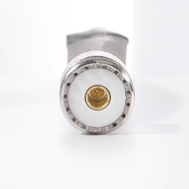 Câble Coaxial Plat Traversant UHF (SO239) – 50 Ohm – Longueur 40 Cm – Pour Fenêtre/Porte – Connexion Antenne