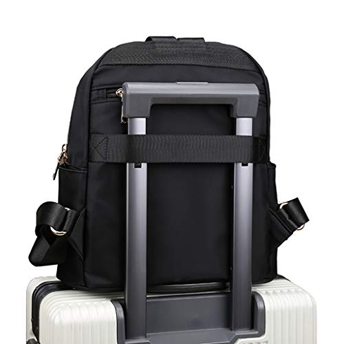 ForHe Mochila feminina moderna de nylon, bolsa escolar casual para livros, bolsa de viagem para meni