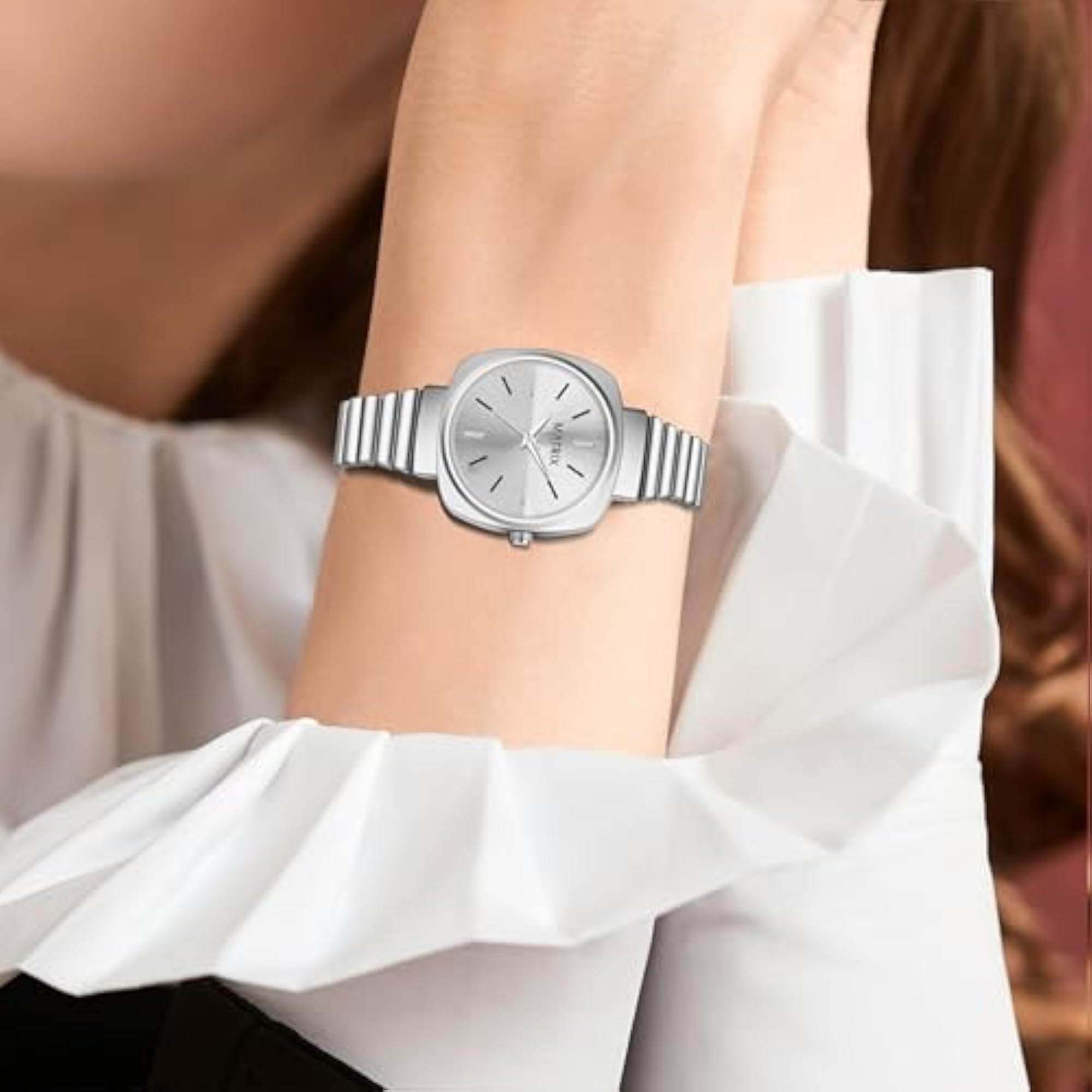 Women's Daisy Collection Rounded Square Dial Analog Watch
