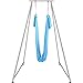 VEVOR Aerial Yoga Frame & Hammock, 551.15 lbs Load Capacity, 9.68 ft Height Professional Training Swing Stand Comes with 13.1 Yards Aerial Hammock, Yoga Rig for Indoor Outdoor, Blue