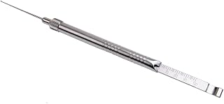 Caphstion Animals Orthopedic Depth Gauge Stainless Steel Depth Gauge Veterinary Orthopedic Instruments 0-100mm