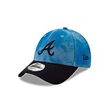 Material: 100% Polyester. New Era Atlanta Braves 2019 Father\'s Day 9FORTY Adjustable MLB Cap, One Size