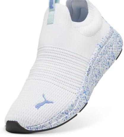 PUMA Women's SOFTRIDE PRO Echo Slip-ON Sneaker, White-Blue Skies, 7.5 | Image 3