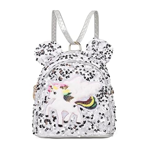 Gladdon Mini Unicorn Glitter Backpack for Girls Cover