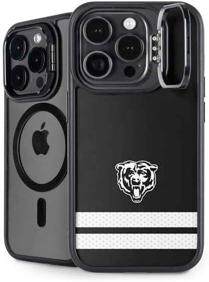 Skinit Kickstand Phone Case Compatible with iPhone 15 Pro Max - Officially Licensed NFL Chicago Bears Shutout Design