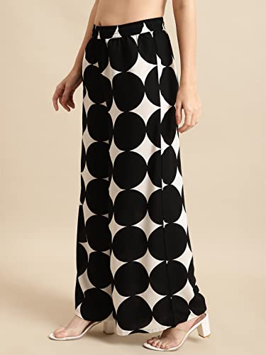 Image of Pistaa's Women's Regular Fit High Rise Palazzo