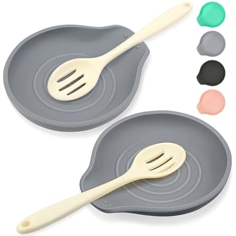 LOMILD Silicone Spoon Rest Set of 2 Cover