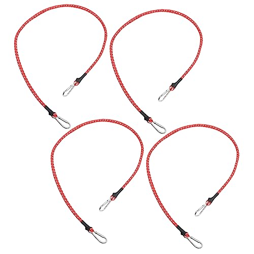 OSOLADY 4pcs Binding Device Strap Elastic Tie Down Belt for Motorbike Cargo Load Securing for Luggage Transport and Storage