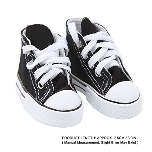 10 Paar 1/3 Puppe Segeltuchschuhe 3,0 Zoll Lang Rutschfeste Puppenstiefel Dollfie Sneakers Geschenkset