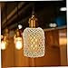 Veemoon Woven Lamp Shade Rustic Pendant Light Cover for Home Shop and Restaurant Decor Easy Tool Installation Softens Light for Elegant Atmosphere