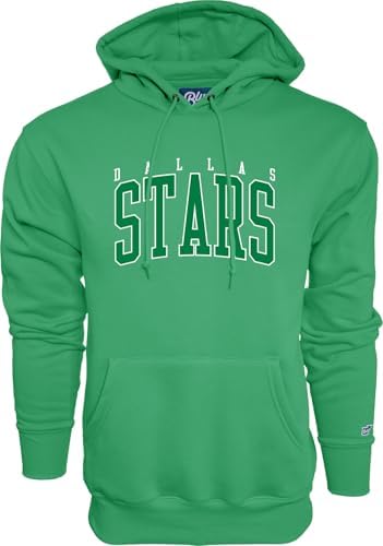 Blue 84 Dallas Stars NHL Officially Licensed Hooded Sweatshirt Twill Embroidery 