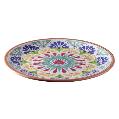 APS 84694 ARABESQUE - Plato (melamina, diámetro de 33 cm, altura de 2 cm)