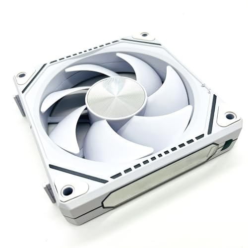 Ventilateur ARGB pour PC de jeu de salon blanc pour un setup esthétique