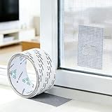 Fiberglass Screen Repair Tape, Strong Adhesive Waterproof Window Screen Repair Kit, Mesh Repair Patch for Screens, Doors, Tents & RVs