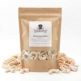 Riesengarnelen Gefriergetrocknet für Hunde und Katzen, Proteinreich, Natürlich, ohne Zusätze, Ideal als Premium Snack oder Barf Zusatz (500g)