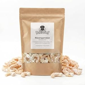 Riesengarnelen Gefriergetrocknet, Premium Snack für Hund und Katze, 100% natürlich, frei von Zusätzen (25g)