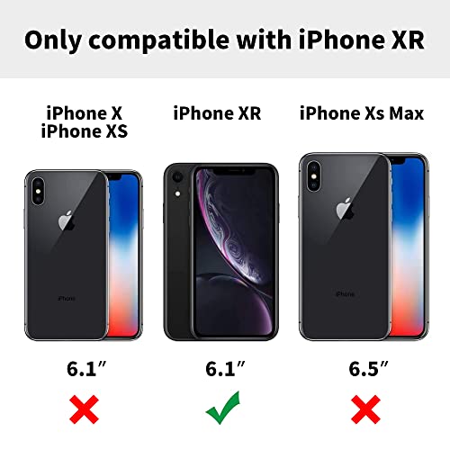 Unique Design Luxury Leather Business Phone Case for iPhone XR Anti-Slip Scratch Resistant Ultra Slim Protective Case (2018,6.1”) (Brown) - Image 3