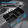 GAFAT Ki-a EV6 2021-2024 2025 Middenconsole Opbergdoos, EV6 /GT/GT Line 2023 Organizer Tray Handschoenenvak Onderaan de Middenconsole, Compatibel met Kia EV6 Accessoires (Rood