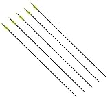 Carbonpfeile Easton Inspire Easton 5 Stück Carbonpfeile Inspire Spine 570 weiß gelb befiedert