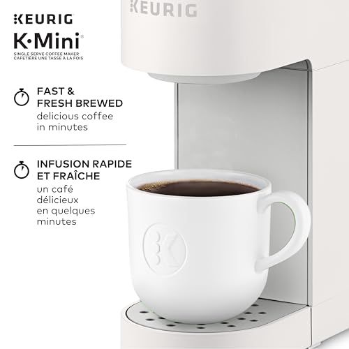 Keurig K-Mini K-Cup Pod Coffee Maker 6-12 oz Warm Stone by Keurig - Used condition - Image 4