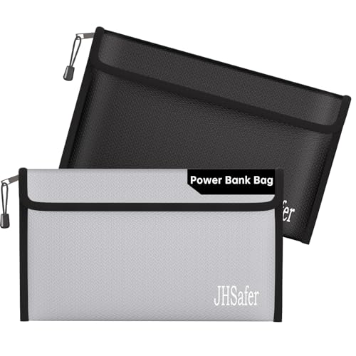 Sac ignifuge pour objets de valeur et protection de téléphone portable