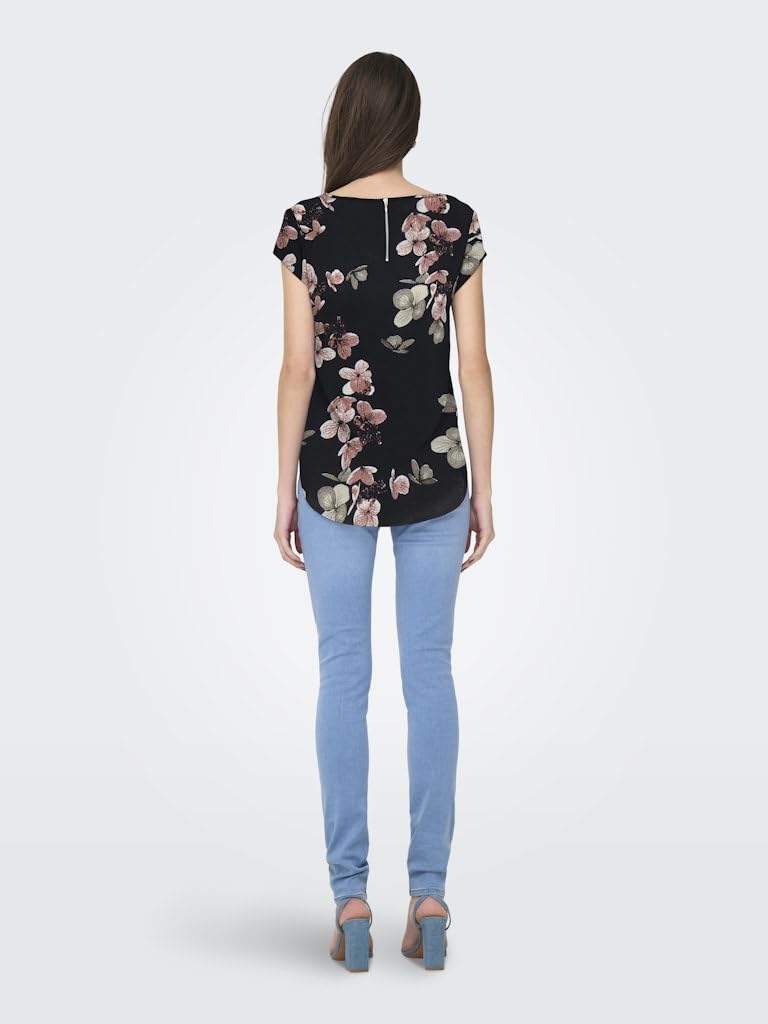 Only Only Damen Onlvic S/S Solid T-Shirt Donna (Pacco da 2)