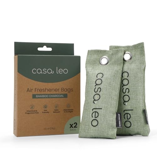 Leo's Loo Too by Casa Leo I Charcoal Replacement Bags I Made of Bamboo Charcoal I Removes Odors