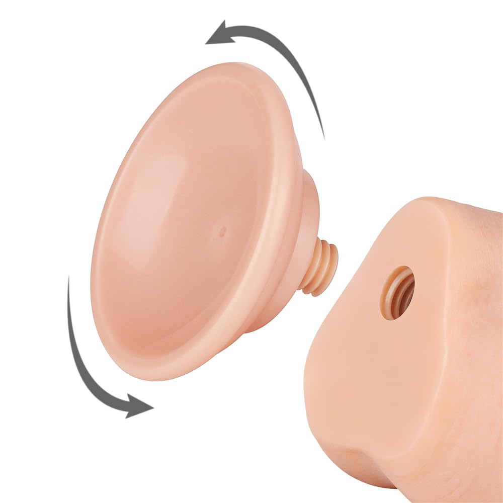 LoveToy Sliding Skin Dildo Nude Ø 3,6 x 19,5 cm