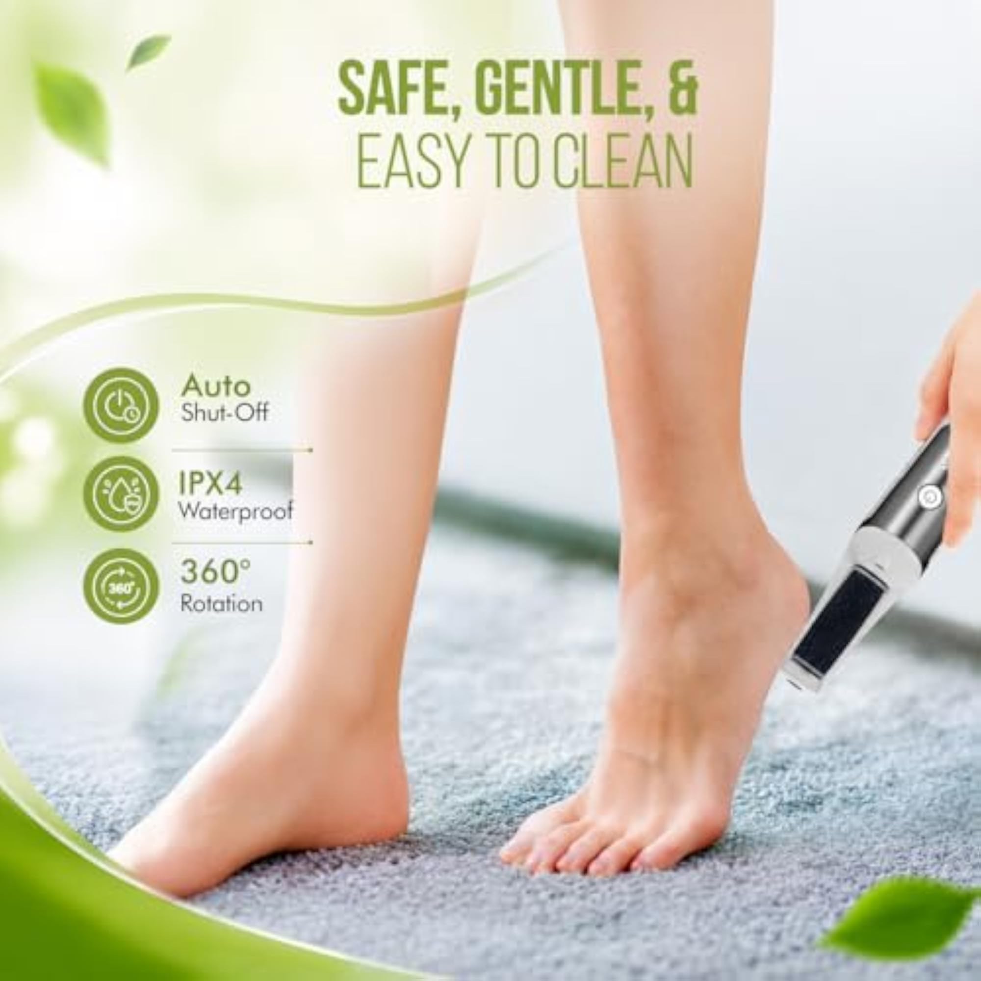 PediExpress Electric Foot File, Adjustable Speed Settings