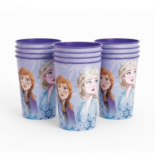 Unique Frozen 2 12 Pack 16 oz Plastic Reusable Favor Cups Birthday Party Supplies Goodie Bag Favors Kids Drinkware & Take-Home Gifts